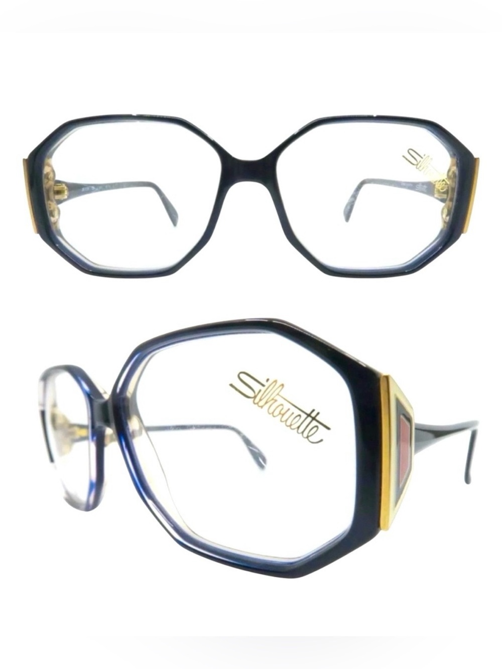1980’s Vintage Silhouette Austria‎ Eyeglasses Frames,  Model 1179, Deadstock